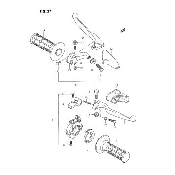 HANDLE SWITCH (N/P/R)