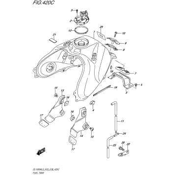 FUEL TANK (DL1000AL5 E33)
