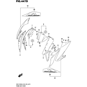 FRAME BODY COVER (GSX-S1000AZL8 E28)