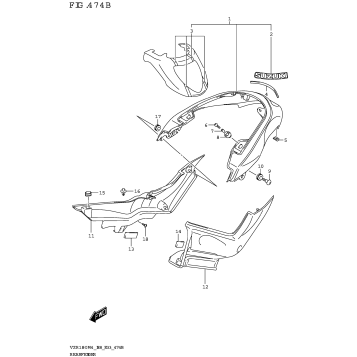 REAR FENDER (VZR1800BZ)(AV4)