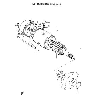 STRATING MOTOR (NIPPON DENSO)