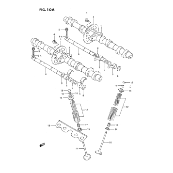 CAM SHAFT / VALVE (MODEL N/P/R/S/T)