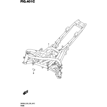 FRAME (SV650AL9 E28)