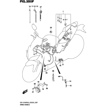 WIRING HARNESS (GSX-S1000FYAL9 E33)