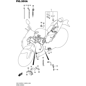 WIRING HARNESS (GSX-S1000FAL7 E28)