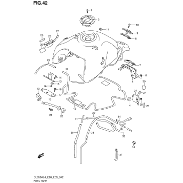 FUEL TANK (DL650AL4 E28)