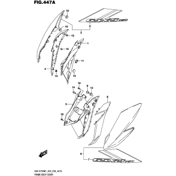 FRAME BODY COVER (GSX-S750,GSX-S750A)