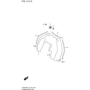 FUEL TANK FRONT COVER