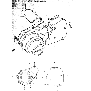 CRANKCASE LH COVER