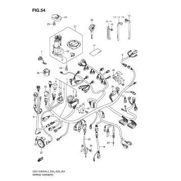 WIRING HARNESS (GSX1300RAL3 E03)