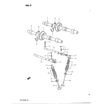 CAM SHAFT - VALVE