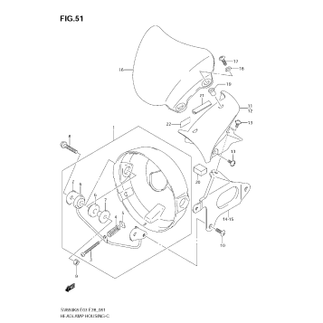 HEADLAMP HOUSING (SV650/A)