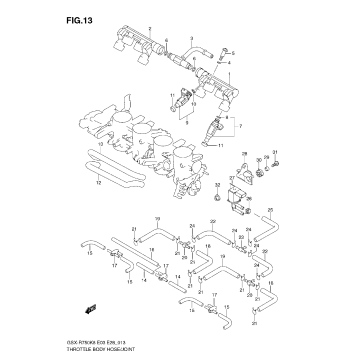THROTTLE BODY HOSE/JOINT