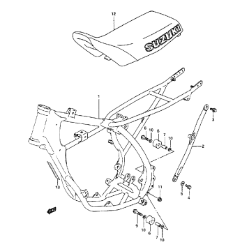 FRAME - SEAT (MODEL P\R\S)