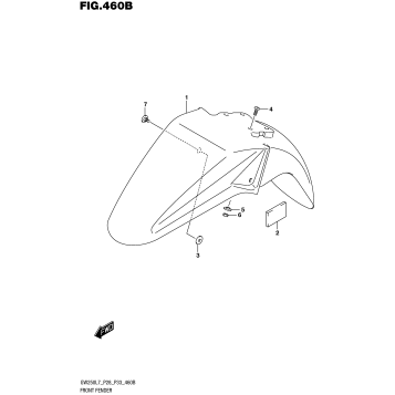 FRONT FENDER (GW250ZL7 P28)