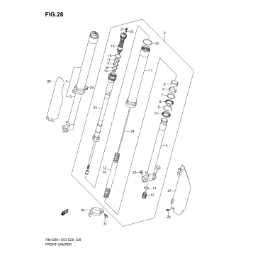 FRONT DAMPER (MODEL K1)