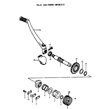KICK STARTER (RM125A