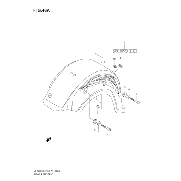 REAR FENDER (VL800CK7)