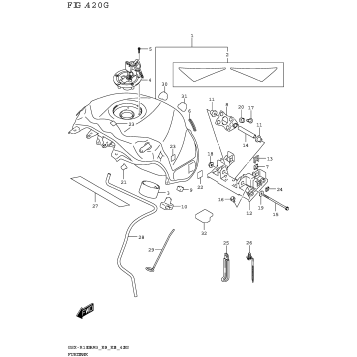 FUEL TANK (GSX-R1000RZA:E33)