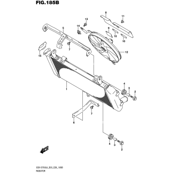 RADIATOR (GSX-S750AL6 E28)