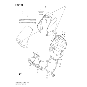 HEADLAMP COVER (VZR1800Z L1 E3)