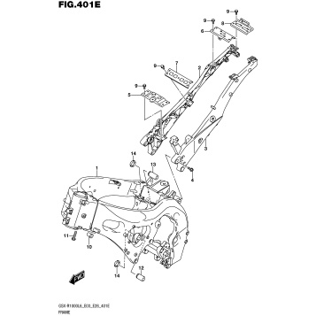 FRAME (GSX-R1000AL6 E33)