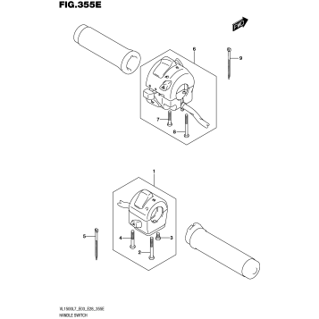 HANDLE SWITCH (VL1500TL7 E03)
