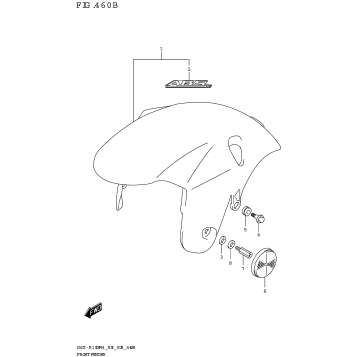 FRONT FENDER (GSX-R1000RA)