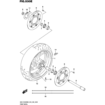FRONT WHEEL (GSX-S1000ZA)