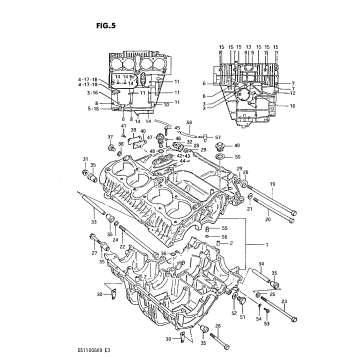 CRANKCASE (GS1100GKZ/GK2)