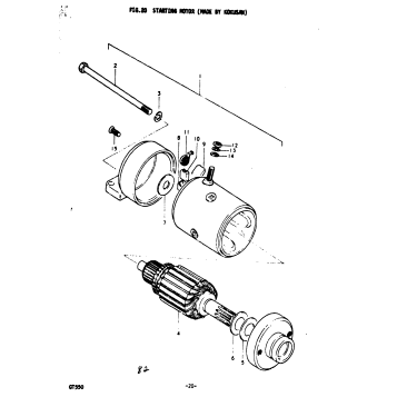 STARTING MOTOR (KOKUSAN)