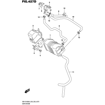 EVAP SYSTEM (GSX-S1000AZL8 E33)