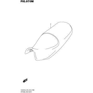 OPTIONAL (HIGH SEAT) (DL650XAL6 E28)
