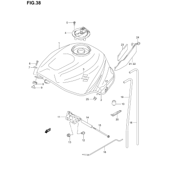 FUEL TANK (MODEL K4)