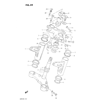 STEERING STEM (GR650D)