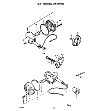 TURN SIGNAL LAMP (GT380B)