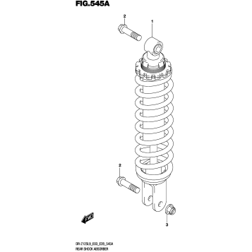 REAR SHOCK ABSORBER (DR-Z125L9 E28)
