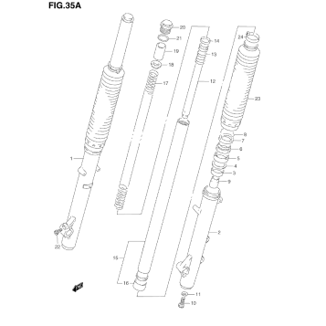 FRONT FORK (MODEL R/S)