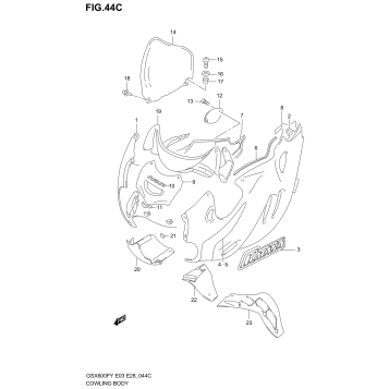 COWLING BODY (MODEL K1)