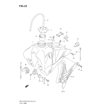 FUEL TANK (MODEL K3)