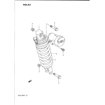 REAR SHOCK ABSORBER (MODEL J)