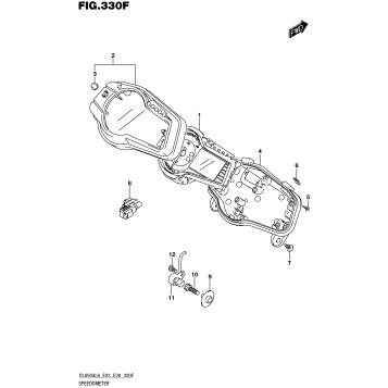 SPEEDOMETER (DL650XAL6 E03)