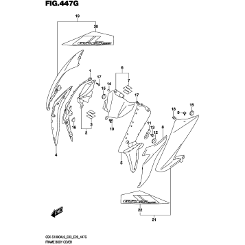 FRAME BODY COVER (GSX-S1000AZL9 E03)