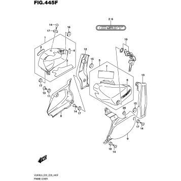 FRAME COVER (VL800TL6 E33)