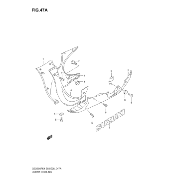 UNDER COWLING (MODEL K6)