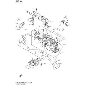 THROTTLE BODY (VZR1800BZL4 E28)