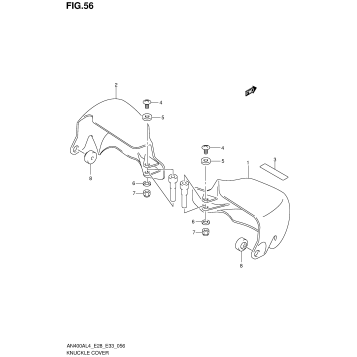KNUCKLE COVER (AN400ZAL4 E28)