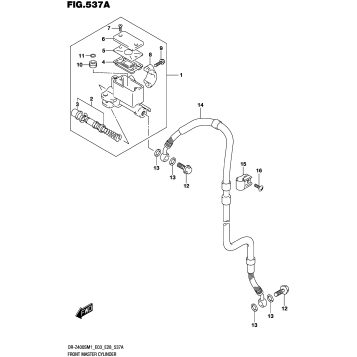 FRONT MASTER CYLINDER (DR-Z400S)