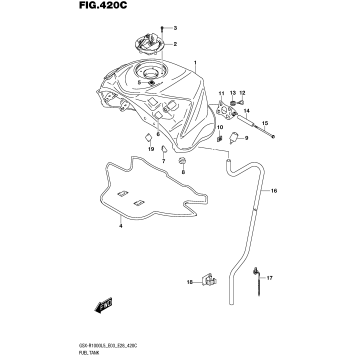 FUEL TANK (GSX-R1000L5 E33)