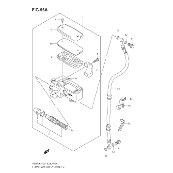 FRONT MASTER CYLINDER (MODEL K7/K8/K9)